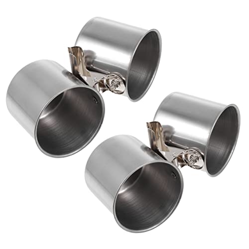 FONDOTIN 2stücke Vogeltränke Für Käfig Aus Edelstahl Mit Klemme Vogelnäpfe Als Fütterungstassen Für Papageien Nymphensittiche Und Kanarienvögel Vogelkäfigzubehör Zum Einfachen Anbringen von FONDOTIN