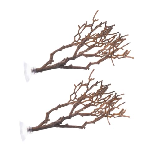 FONDOTIN Realistische Moos Äste Aquarium Aquarium Dekoration Set 2pcs FONDOTIN Realistische Moos Äste Aquarium Aquarium Dekoration Set 2pcs von FONDOTIN