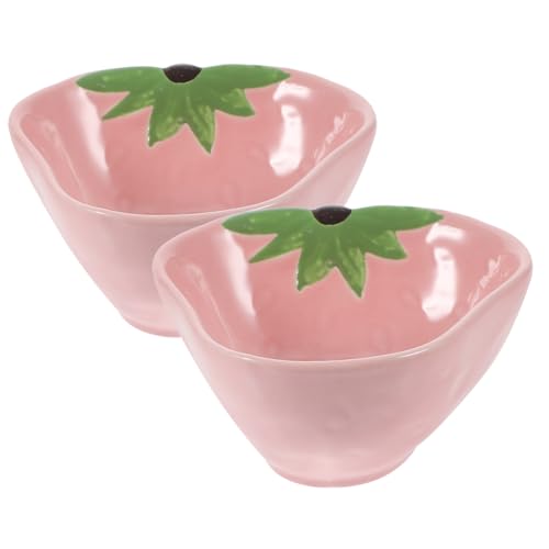 FONDOTIN 2pcs Keramik Kätzchen Schüssel Katze Schüssel Tiernahrung Schüssel Für Hamster Chinchilla FONDOTIN 2pcs Keramik Kätzchen Schüssel Katze Schüssel Tiernahrung Schüssel Für Hamster Chinchilla von FONDOTIN