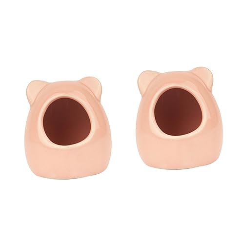 FONDOTIN 2st Nest Aus Keramik Haustier Tierfutter Chinchilla-badehaus Kleine Bettwäsche Hundestreu Hängematten Hundewindeln Hundespielzeug Hamsterfutter Puzzle Labyrinth Tiere Multi Rosa FONDOTIN 2st Nest Aus Keramik Haustier Tierfutter Chinchilla-badehaus Kleine Bettwäsche Hundestreu Hängematten Hundewindeln Hundespielzeug Hamsterfutter Puzzle Labyrinth Tiere Multi Rosa von FONDOTIN