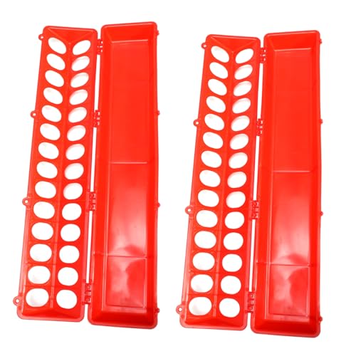 FONDOTIN 2stücke Geflügelfuttertröge Mit Rillen Für Innen Und Außenbereich Futternapf Aus Umweltfreundlichem Futterbehälter Für Huhn Und Andere Geflügel FONDOTIN 2stücke Geflügelfuttertröge Mit Rillen Für Innen Und Außenbereich Futternapf Aus Umweltfreundlichem Futterbehälter Für Huhn Und Andere Geflügel von FONDOTIN