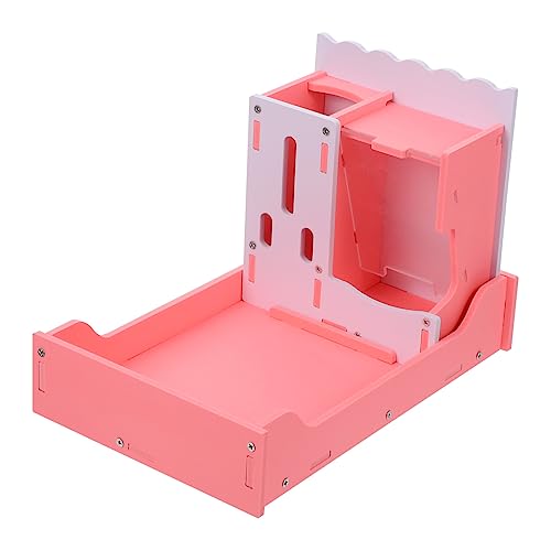 FONDOTIN 3-In-1 Hamster Futterspender Wasserflasche und Toilette Kreatives Haustier Spielzeug für Hamster und Igel Multifunktional Platzsparend von FONDOTIN
