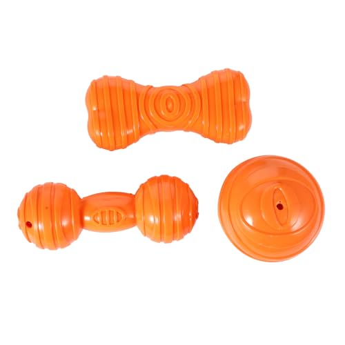 FONDOTIN 3 Stück Haustier Hund Hundespielzeug kauen Kauer Quietschen klein zäh Interactive Dog Toys hundeintelligenz Heimtierbedarf Haustierzubehör -Material Orange FONDOTIN 3 Stück Haustier Hund Hundespielzeug kauen Kauer Quietschen klein zäh Interactive Dog Toys hundeintelligenz Heimtierbedarf Haustierzubehör -Material Orange von FONDOTIN
