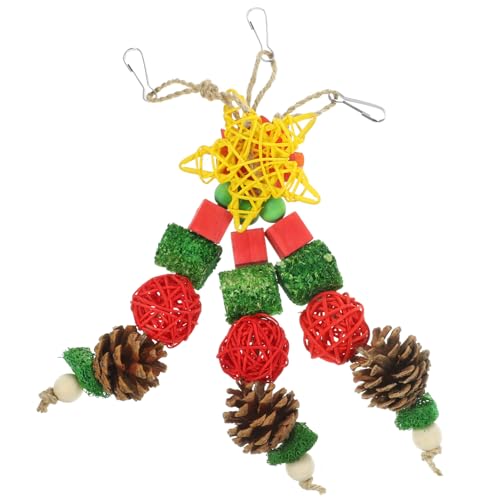 FONDOTIN 3stücke Teiliges Kauspielzeug Für Vögel Natürliche Holzspielzeuge Für Papageien Und Sittiche Sicheres Und Langlebiges Spielzeug Zum Kauen Und Spielen Im Käfig FONDOTIN 3stücke Teiliges Kauspielzeug Für Vögel Natürliche Holzspielzeuge Für Papageien Und Sittiche Sicheres Und Langlebiges Spielzeug Zum Kauen Und Spielen Im Käfig von FONDOTIN
