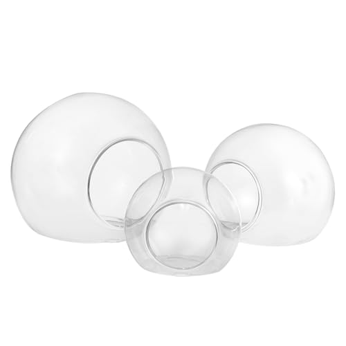 FONDOTIN Glas-Terrarium- Elegante Tropfenform Pflanzenvase Für Dekoration von FONDOTIN
