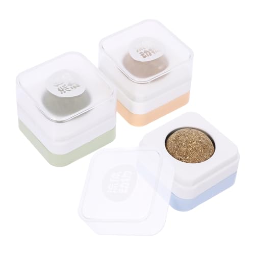 FONDOTIN Interaktives Kauspielzeug Haustierbälle 3er-Pack Rotierende Kätzchen-Snacks Für Katzen Haushaltsspielzeug FONDOTIN Interaktives Kauspielzeug Haustierbälle 3er-Pack Rotierende Kätzchen-Snacks Für Katzen Haushaltsspielzeug von FONDOTIN