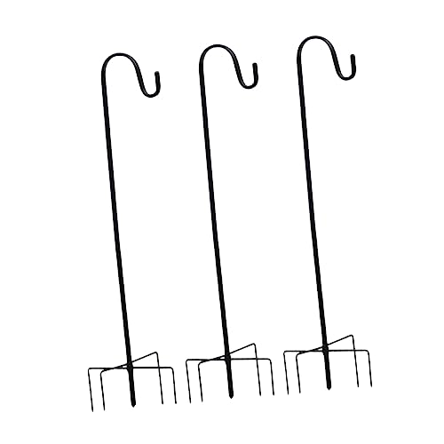 FONDOTIN 3 Stücke Hirtenhaken hochzeitsdeko hochzeitsdeco fahnenstange gartenhäksler gartendeko outdoordeko Gartenfahnenhaken Bodeneinsatzhaken Gartenschäferhaken Haken im Boden Eisen Black FONDOTIN 3 Stücke Hirtenhaken hochzeitsdeko hochzeitsdeco fahnenstange gartenhäksler gartendeko outdoordeko Gartenfahnenhaken Bodeneinsatzhaken Gartenschäferhaken Haken im Boden Eisen Black von FONDOTIN