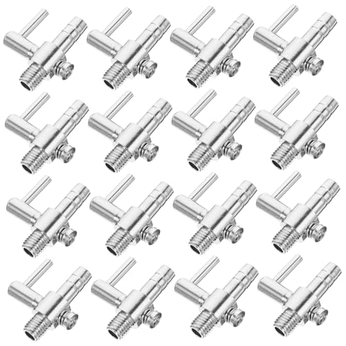 FONDOTIN Edelstahl Aquarium Sauerstoffpumpe Fitting 30pcs Set Airline Splitter Mit Hebel von FONDOTIN