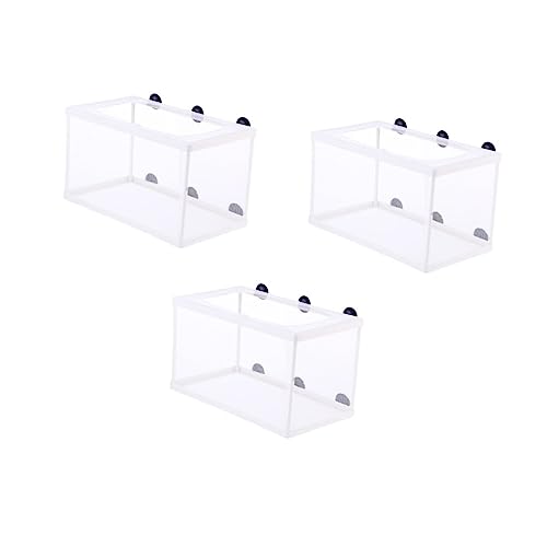 FONDOTIN Aquarium-brutkasten Netz-inkubator 3-teiliges Set Weiß Für Die Fischzucht von FONDOTIN
