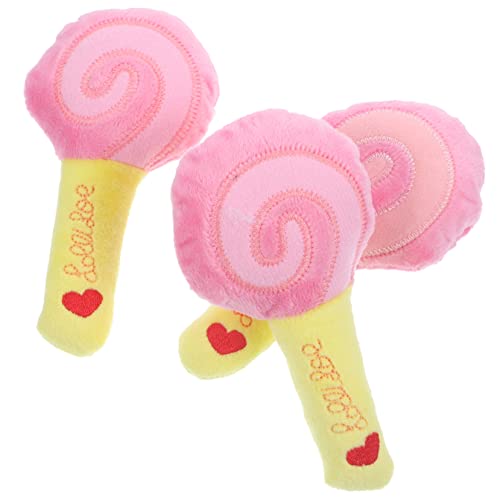 FONDOTIN 3stücke Teiliges Quietschendes Hundespielzeug Kauspielzeug Für Welpen Plüsch-Teething-Spielzeug Lollipop Interaktives Spielzeug Zur Beschäftigung Und Zahnreinigung Für Hunde FONDOTIN 3stücke Teiliges Quietschendes Hundespielzeug Kauspielzeug Für Welpen Plüsch-Teething-Spielzeug Lollipop Interaktives Spielzeug Zur Beschäftigung Und Zahnreinigung Für Hunde von FONDOTIN