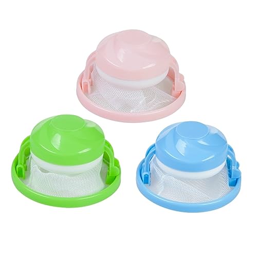 FONDOTIN Haarfilter-netzbeutel 3er-Pack Fusselrollen Für Wäsche Tierhaarentferner Waschmaschinen-filterbeutel Zufällige Farbe FONDOTIN Haarfilter-netzbeutel 3er-Pack Fusselrollen Für Wäsche Tierhaarentferner Waschmaschinen-filterbeutel Zufällige Farbe von FONDOTIN