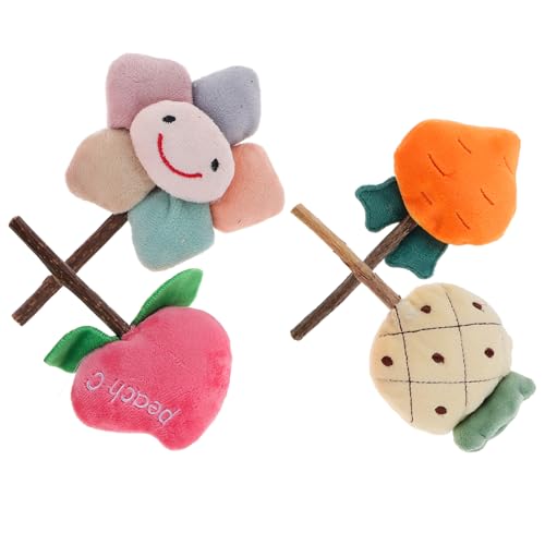 FONDOTIN 4 Stück Bissfestes Katzenspielzeug Katzenspielzeug Katzenminister Kausticks Für Kätzchen Leckereien Für Katzenlutscher Kratzspielzeug Für Katzen Polygonum Holz FONDOTIN 4 Stück Bissfestes Katzenspielzeug Katzenspielzeug Katzenminister Kausticks Für Kätzchen Leckereien Für Katzenlutscher Kratzspielzeug Für Katzen Polygonum Holz von FONDOTIN