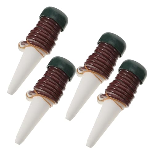 FONDOTIN 4 Stück Fauler Blumenbewässerer Automatisches Bewässerungssystem Blumenbewässerungspfähle pflanzenpflege tropfbewässerungssystem Gartenversorgung selbstbewässernde Spikes Pflanzen von FONDOTIN