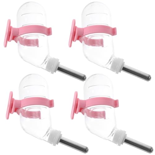 FONDOTIN 4 Stücke Haustier Wasserflasche Für Hamsterkäfig Edelstahl Automatische Tränke Auslaufsicher Einfach Zu Beobachten Wasserstand FONDOTIN 4 Stücke Haustier Wasserflasche Für Hamsterkäfig Edelstahl Automatische Tränke Auslaufsicher Einfach Zu Beobachten Wasserstand von FONDOTIN