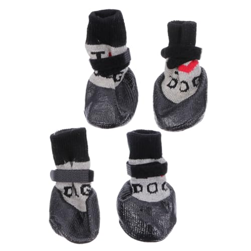 FONDOTIN 4 Stück Haustierschuhe Hundebekleidung Haustierstiefel Hundesocken Hunde Rutschstiefel Hundeschuhe Socken Hundepfotenschutz Wolle Hundesocken Haustierpfotenschutz FONDOTIN 4 Stück Haustierschuhe Hundebekleidung Haustierstiefel Hundesocken Hunde Rutschstiefel Hundeschuhe Socken Hundepfotenschutz Wolle Hundesocken Haustierpfotenschutz von FONDOTIN