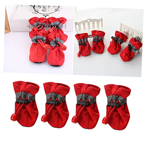 FONDOTIN Hundestiefel Für Outdoor-aktivitäten 4 Stück Hundeschuhe Für Haustierpfoten FONDOTIN Hundestiefel Für Outdoor-aktivitäten 4 Stück Hundeschuhe Für Haustierpfoten von FONDOTIN