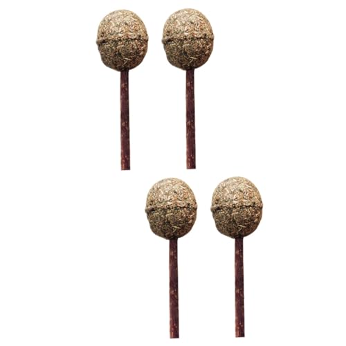 FONDOTIN 4 Stück Katzenminzball Katzenminze-Sticks Katzenminze Bälle Katzenwand Katzenminze Lutscher Katzenspielzeug Katzenlutscher Katzenrad Katzenbälle Backenzähne Taktstock Brown Hölzern FONDOTIN 4 Stück Katzenminzball Katzenminze-Sticks Katzenminze Bälle Katzenwand Katzenminze Lutscher Katzenspielzeug Katzenlutscher Katzenrad Katzenbälle Backenzähne Taktstock Brown Hölzern von FONDOTIN