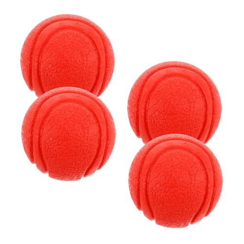 FONDOTIN 4 Stück Kleiner Hundeball katzenspielzeug interaktives Fangspielzeug Haustier Aktivitätsball Haustierspielzeug Bälle für Hunde Kätzchen Hundespielzeug rot FONDOTIN 4 Stück Kleiner Hundeball katzenspielzeug interaktives Fangspielzeug Haustier Aktivitätsball Haustierspielzeug Bälle für Hunde Kätzchen Hundespielzeug rot von FONDOTIN