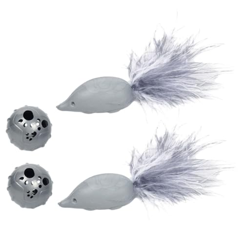FONDOTIN 4 Stück Kugel Glocke Katzenminze Lebensspielzeug Für Katzen Katzenspiele Raupe Katze Für Wohnungskatzen Katzentunnel Interaktives Katzenspielzeug Light Grey Abs-Kunststoff FONDOTIN 4 Stück Kugel Glocke Katzenminze Lebensspielzeug Für Katzen Katzenspiele Raupe Katze Für Wohnungskatzen Katzentunnel Interaktives Katzenspielzeug Light Grey Abs-Kunststoff von FONDOTIN