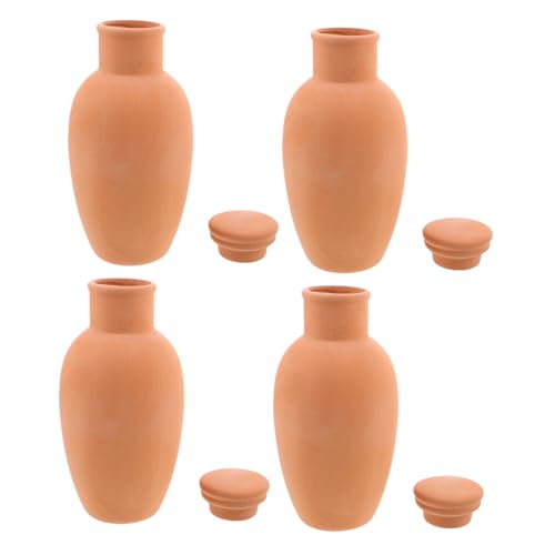 FONDOTIN 4 Stück Teiliges Terrakotta Bewässerungssystem für Zimmer und Gartenpflanzen Automatische Selbstbewässerung Wassersparende Tropfspitzen Geeignet für Topfpflanzen Innen und FONDOTIN 4 Stück Teiliges Terrakotta Bewässerungssystem für Zimmer und Gartenpflanzen Automatische Selbstbewässerung Wassersparende Tropfspitzen Geeignet für Topfpflanzen Innen und von FONDOTIN