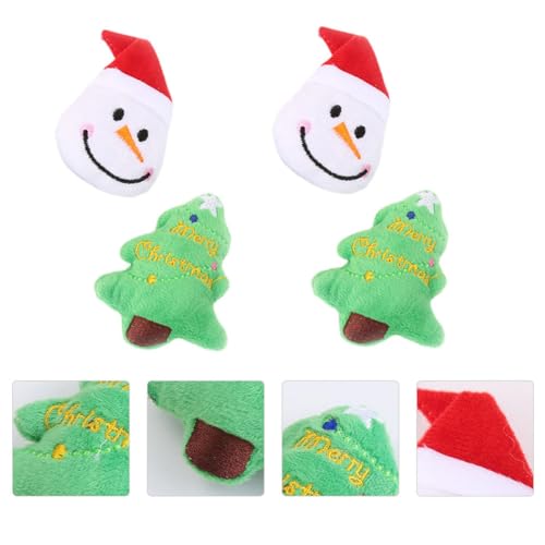 FONDOTIN 4 Stück Weihnachtsplüschtiere Robustes Hundespielzeug weihnachtliches hundespielzeug Spielzeuge Spielzeug für Haustiere Haustier Weihnachtsspielzeug Weihnachten Katzenspielzeug FONDOTIN 4 Stück Weihnachtsplüschtiere Robustes Hundespielzeug weihnachtliches hundespielzeug Spielzeuge Spielzeug für Haustiere Haustier Weihnachtsspielzeug Weihnachten Katzenspielzeug von FONDOTIN