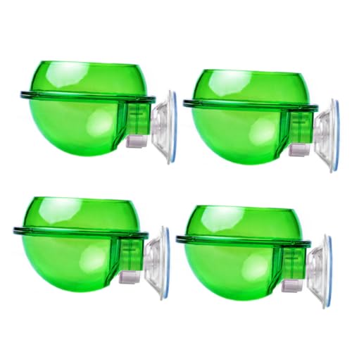 FONDOTIN Futternäpfe Für Reptilien – 4 Stück Futternapf Für Schlangen Geckos Eidechsen Mit Napf Futternapf Für Gehegezubehör von FONDOTIN