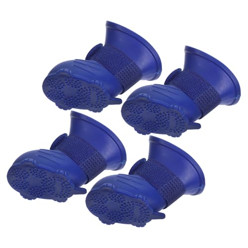 FONDOTIN 4 Stück wasserdichte Regenstiefel Für Hunde, Leichte Haustierschuhe, Hundeschuhe Für Outdoor-aktivitäten, rutschfeste Regenstiefel Für Regnerisches Wetter FONDOTIN 4 Stück wasserdichte Regenstiefel Für Hunde, Leichte Haustierschuhe, Hundeschuhe Für Outdoor-aktivitäten, rutschfeste Regenstiefel Für Regnerisches Wetter von FONDOTIN