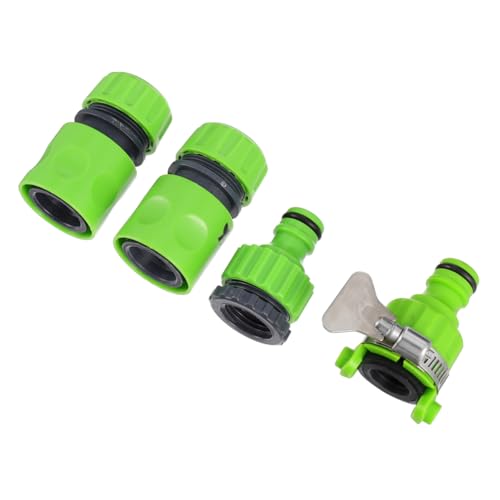 FONDOTIN 4 Stücke Wasser Quick Connect Wasser Schlauch Garten Adapter Splitter Wasser Bewässerung Schlauch Joint Abs Grün FONDOTIN 4 Stücke Wasser Quick Connect Wasser Schlauch Garten Adapter Splitter Wasser Bewässerung Schlauch Joint Abs Grün von FONDOTIN
