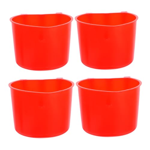 FONDOTIN 4Stücke Hängende Futter und Wasserschalen für Kleine Papageien und Meerschweinchen aus Robustem Kunststoff Platzsparend für Käfige FONDOTIN 4Stücke Hängende Futter und Wasserschalen für Kleine Papageien und Meerschweinchen aus Robustem Kunststoff Platzsparend für Käfige von FONDOTIN