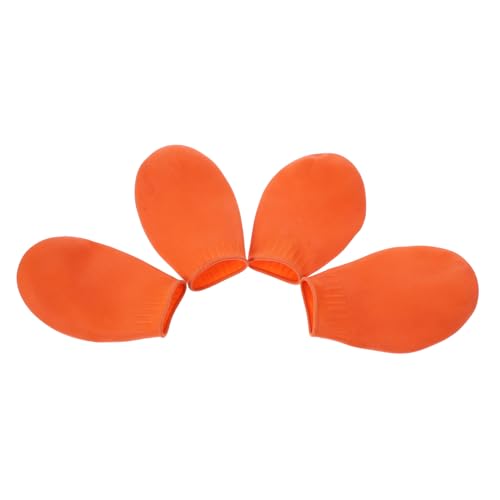 FONDOTIN 4er Set wasserdichte Hundeschuhe rutschfeste Pfotenschuhe Für Hunde Und Katzen Outdoor Langlebige Gummistiefel Orange Größe Schmutzabweisend Und Ideal Für Regenwetter FONDOTIN 4er Set wasserdichte Hundeschuhe rutschfeste Pfotenschuhe Für Hunde Und Katzen Outdoor Langlebige Gummistiefel Orange Größe Schmutzabweisend Und Ideal Für Regenwetter von FONDOTIN