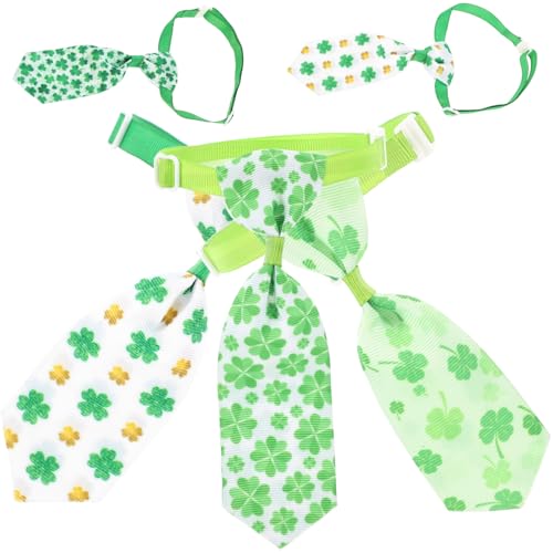 FONDOTIN 5 Stück Haustier Krawatte hundegeschenk katzengeschenke Kühlbandana für Hunde ständer für hundenapf Haustierbindungen für Katze st. Patrick Tageshaustierkrawatten Polyester Green FONDOTIN 5 Stück Haustier Krawatte hundegeschenk katzengeschenke Kühlbandana für Hunde ständer für hundenapf Haustierbindungen für Katze st. Patrick Tageshaustierkrawatten Polyester Green von FONDOTIN