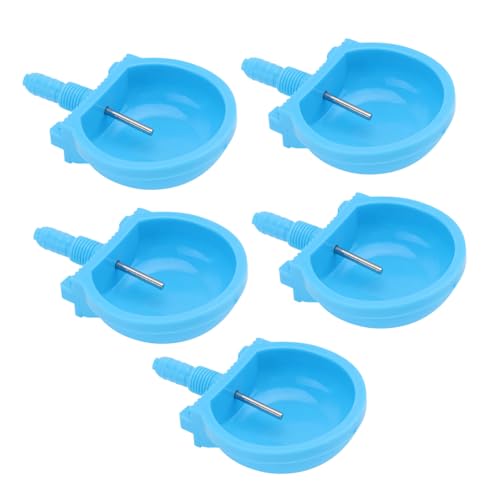 FONDOTIN 5 Stück Kaninchen-wasserbrunnen Wachtel Wasserspender Für Hühner Behälter Für Lebensmittel Kaninchentrinker Käfigwassertrinker Säugethiere Hund Sky-Blue Abs-Kunststoff Stahl FONDOTIN 5 Stück Kaninchen-wasserbrunnen Wachtel Wasserspender Für Hühner Behälter Für Lebensmittel Kaninchentrinker Käfigwassertrinker Säugethiere Hund Sky-Blue Abs-Kunststoff Stahl von FONDOTIN
