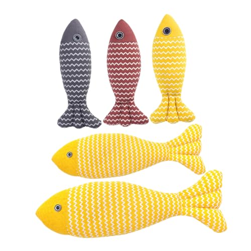 FONDOTIN 5 Stück Katzenfischspielzeug, Fischform-Kissen, Interaktives Katzenminzenspielzeug, Kauspielzeug Für Haustiere Für Unterwegs, Katzenkissenspielzeug, Entzückendes, Mit Katzenminze FONDOTIN 5 Stück Katzenfischspielzeug, Fischform-Kissen, Interaktives Katzenminzenspielzeug, Kauspielzeug Für Haustiere Für Unterwegs, Katzenkissenspielzeug, Entzückendes, Mit Katzenminze von FONDOTIN