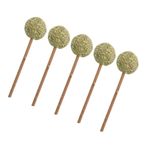 FONDOTIN 5 Stück Katzenminze-Ball Mahlzähne Katzenminze Lutscher Kätzchen Katze Minze Backenzahn-Stab-Haustier necken Katzenspielzeug Backenzähne bar FONDOTIN 5 Stück Katzenminze-Ball Mahlzähne Katzenminze Lutscher Kätzchen Katze Minze Backenzahn-Stab-Haustier necken Katzenspielzeug Backenzähne bar von FONDOTIN