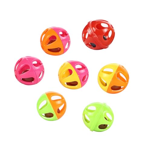FONDOTIN 50 Stück Pet-Ball- Katze Katzenbälle Mit Glöckchen Haustier Glocke Interaktives Katzenspielzeug Für Katzengellen Ballspielzeug Für Katzen FONDOTIN 50 Stück Pet-Ball- Katze Katzenbälle Mit Glöckchen Haustier Glocke Interaktives Katzenspielzeug Für Katzengellen Ballspielzeug Für Katzen von FONDOTIN