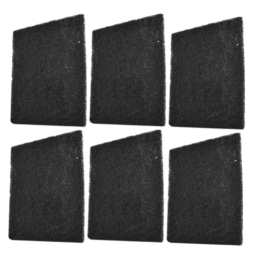 FONDOTIN 6 Stück Aktivkohlefilter für Katzentoiletten Waschbare Hochabsorbierende Geruchsfilter für Frische Luft Katzenklos und Anderen Tierumgebungen Sichere und Wiederverwendbare Filter von FONDOTIN
