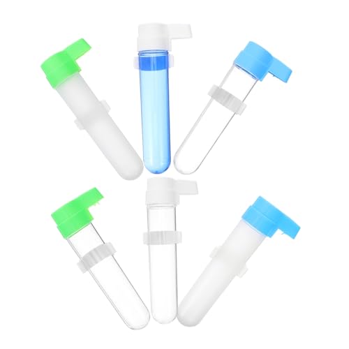 FONDOTIN 6 Stück Automatischer Vogel Wasserspender für Käfig Hängender Trinkflasche für Wellensittiche Papageien Nymphensittiche Langlebig Leicht zu Reinigen Platzsparend Automatische von FONDOTIN