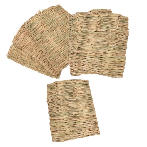 FONDOTIN 6 Stück Einstreu für Kaninchen ruhen Pads Kühlung drinnen Kanincheneinstreu für Innenkaninchen meerschweinchen zubehör kaninchenstreu Kleintiermatte Hasenbettwäsche Hasengrasmatte von FONDOTIN
