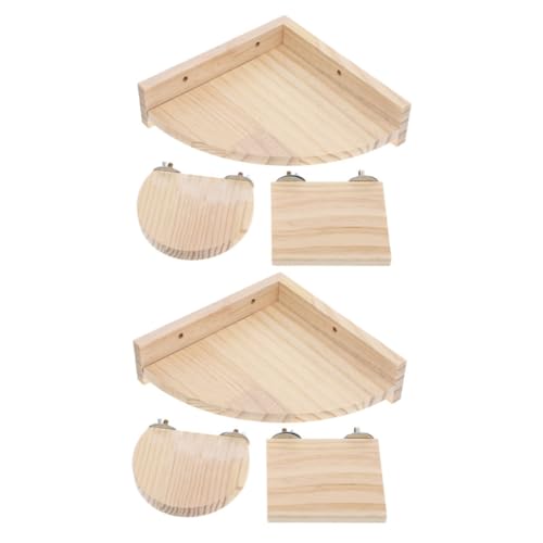 FONDOTIN 6 Stück Hamster-Holzplattform Hamster Spielplatz Hamster zubehör Kleintier Planke Hamster-Sprungplattform praktischer Springständer Sprungbrett für den Haushalt hölzern FONDOTIN 6 Stück Hamster-Holzplattform Hamster Spielplatz Hamster zubehör Kleintier Planke Hamster-Sprungplattform praktischer Springständer Sprungbrett für den Haushalt hölzern von FONDOTIN