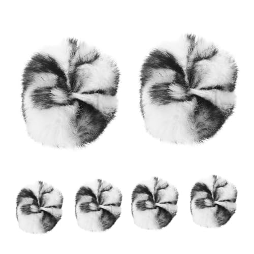 FONDOTIN Sicher & 6 Stück Plüsch-kätzchenspielzeug Für Katzen Interaktiver Backenzahn Mit Kunstfell von FONDOTIN