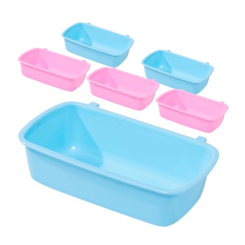 FONDOTIN Hamsterfutternapf 6 Stücke Hängender Käfignapf für Wasser und Futter PP Material rutschfest für Kleine Haustiere Wie Hamster und Chinchillas FONDOTIN Hamsterfutternapf 6 Stücke Hängender Käfignapf für Wasser und Futter PP Material rutschfest für Kleine Haustiere Wie Hamster und Chinchillas von FONDOTIN