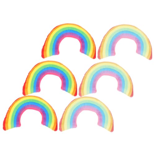 FONDOTIN 6Stücke Nackenkissen Für Haustiere Flauschige Katzenkissen Für Innenbereich U Förmig Gemütlich Mit Katzenminze Für Tiefen Schlaf Bunten Regenbogenfarben FONDOTIN 6Stücke Nackenkissen Für Haustiere Flauschige Katzenkissen Für Innenbereich U Förmig Gemütlich Mit Katzenminze Für Tiefen Schlaf Bunten Regenbogenfarben von FONDOTIN