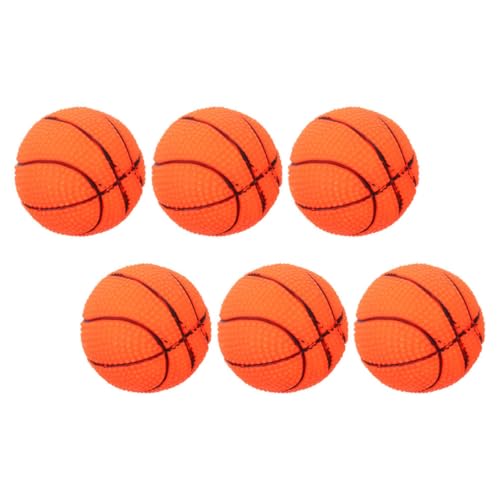 FONDOTIN 6er-Pack Interaktives Basketballspielzeug Für Hunde Quietschendes Quietschspielzeug Für Haustiere Welpen-beißspielzeug Basketball-quietscher Interaktives Welpenspielzeug FONDOTIN 6er-Pack Interaktives Basketballspielzeug Für Hunde Quietschendes Quietschspielzeug Für Haustiere Welpen-beißspielzeug Basketball-quietscher Interaktives Welpenspielzeug von FONDOTIN