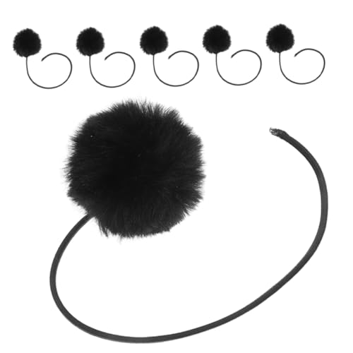 FONDOTIN 6pcs Katze Baumelnde Spielsachen Mit Glocken Hängende Katzenballspielzeug Interaktive Sisal Cat Ball Anti Bite Katze Spielen Ballspielzeug Für Katze Schwarz FONDOTIN 6pcs Katze Baumelnde Spielsachen Mit Glocken Hängende Katzenballspielzeug Interaktive Sisal Cat Ball Anti Bite Katze Spielen Ballspielzeug Für Katze Schwarz von FONDOTIN