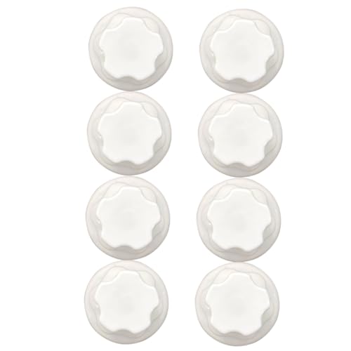 FONDOTIN 8 Stück Schildkrötenplattform-Sauger Saugnäpfe Reptil Schildkröten-saugnapf Bereich Zum Sonnenbaden Von Schildkröten Kletterplattform Saugnapf Wasser- Klettern Clips Plastik Weiß von FONDOTIN