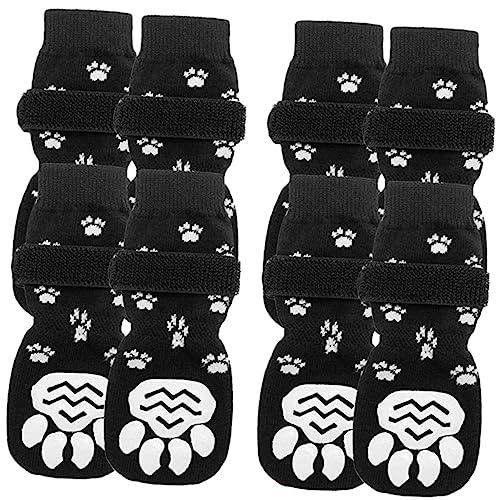 FONDOTIN Katzensocken Entzückende Haustiersocken 8-teiliges Hundesocken-Set Tragbar Waschbar Für Welpen von FONDOTIN
