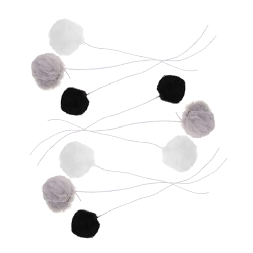 FONDOTIN 9stücke Teiliges Katzenspielzeug Plüschbällen Interaktive Teaser-bälle Für Kätzchen Hängende Kugeln Für Indoor-Spiel Und -katzenbaum-zubehör Fördert Aktives Spielen Und FONDOTIN 9stücke Teiliges Katzenspielzeug Plüschbällen Interaktive Teaser-bälle Für Kätzchen Hängende Kugeln Für Indoor-Spiel Und -katzenbaum-zubehör Fördert Aktives Spielen Und von FONDOTIN