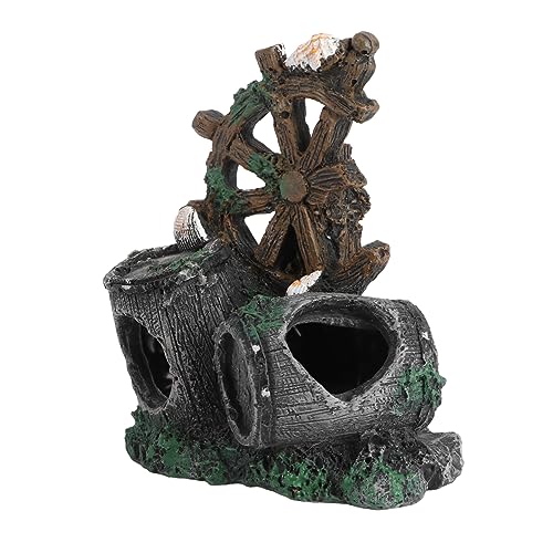 FONDOTIN Aquarium Dekoration Kreatives Design Aus Resin Sicheres Ornament Für Fische Für Aquarienlandschaften Ansprechende Aquariengestaltung von FONDOTIN