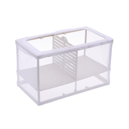 FONDOTIN Aquarium Fischbrutkasten mit Saugnäpfen Großes Netz mit Trennwand Polyesterrahmen zur Aufzucht und Trennung von Fischen Zubehör für Fischzucht und Inkubator FONDOTIN Aquarium Fischbrutkasten mit Saugnäpfen Großes Netz mit Trennwand Polyesterrahmen zur Aufzucht und Trennung von Fischen Zubehör für Fischzucht und Inkubator von FONDOTIN