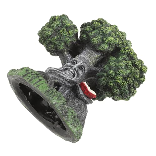 FONDOTIN Aquarium Landschaftsbau Baum Panzer Farn Anlage Aquarium-Baumstamm verschleißfester Landschaftsbaum verschleißfester Kunstbaum Aquarium-Baummodell Desktop-Aquarienbaum Harz von FONDOTIN